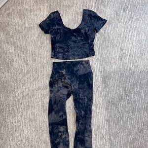 Lululemon align tie dye yoga set